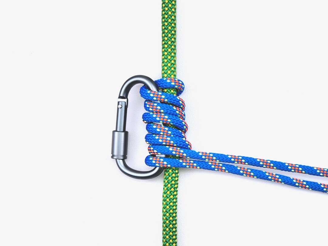 Bachmann Knot - Hitch knot tying instructions