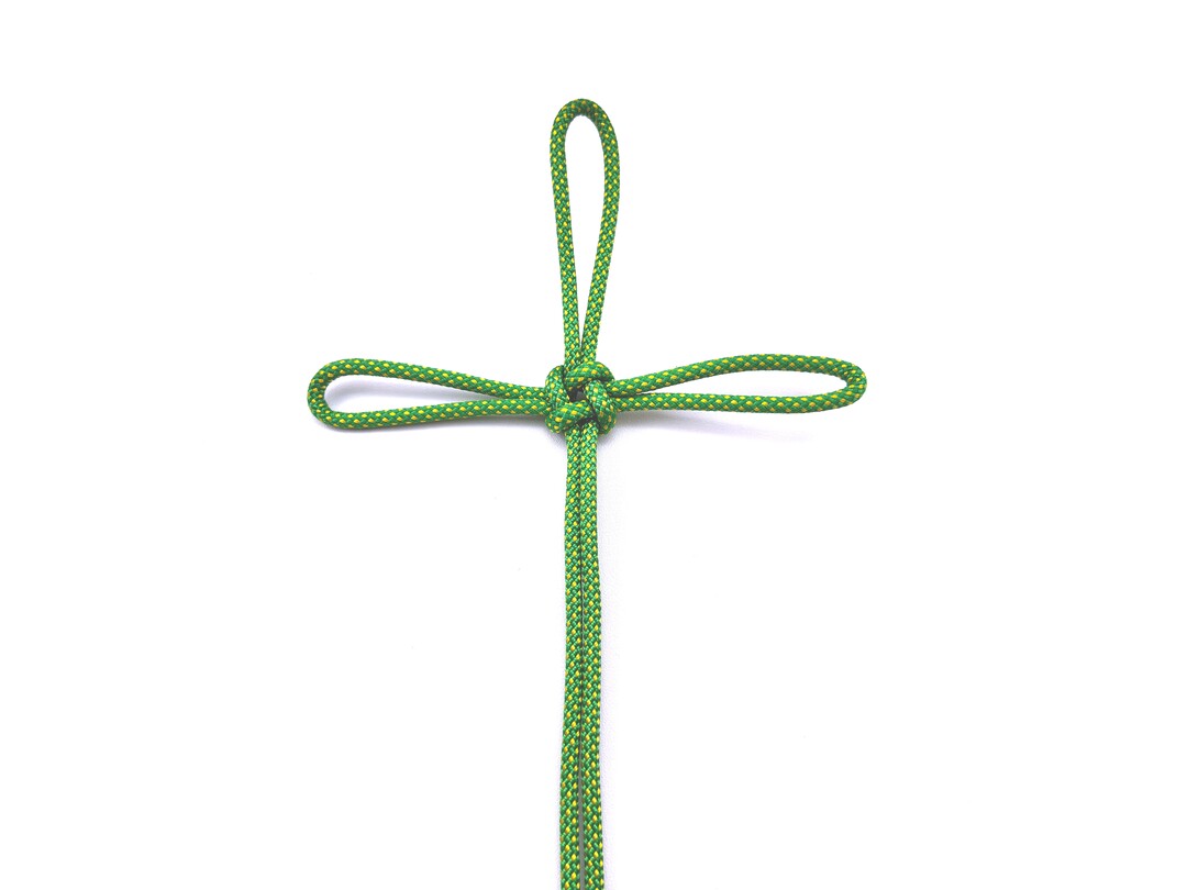 Step 13 of tying the Sailor's Cross knot - detailed visual instruction